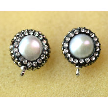 Art- und Weiseweißes Perlen-Kristallschmucksache-Ohrring-Bolzen-Ohrring-Dekoration-Zusatz